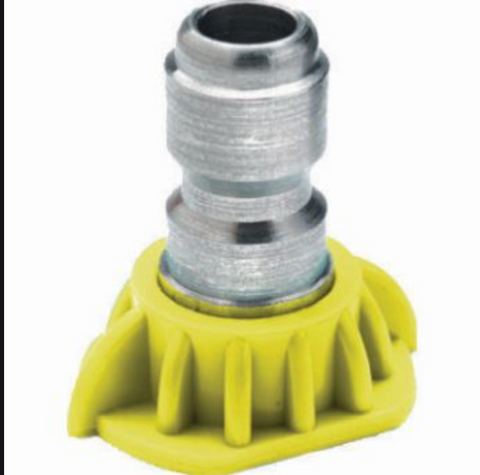 General Pump 15 Degree #4.5 Yellow Quick Connect Spray Nozzle (GN915045Q)